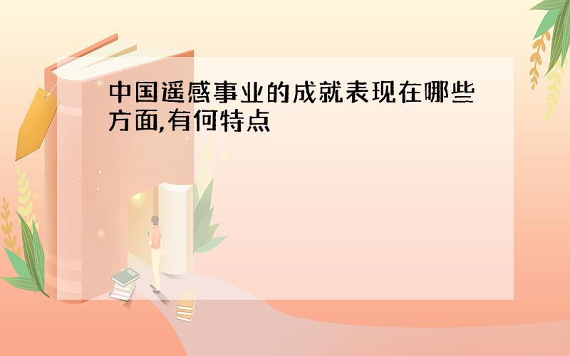 中国遥感事业的成就表现在哪些方面,有何特点