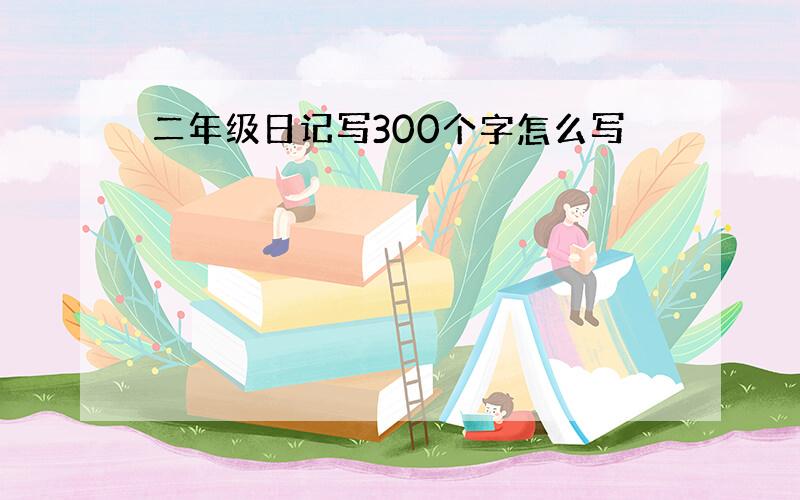 二年级日记写300个字怎么写