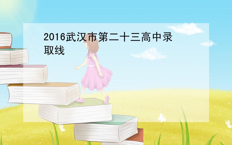 2016武汉市第二十三高中录取线