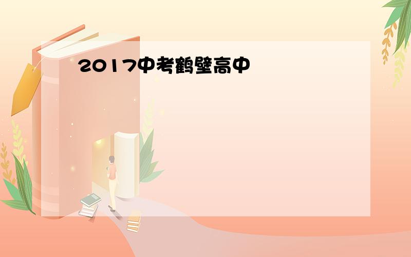 2017中考鹤壁高中