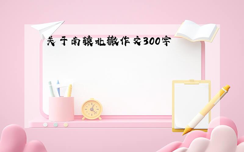 关于南辕北辙作文300字