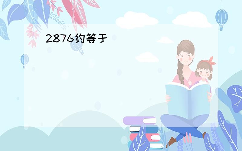 2876约等于