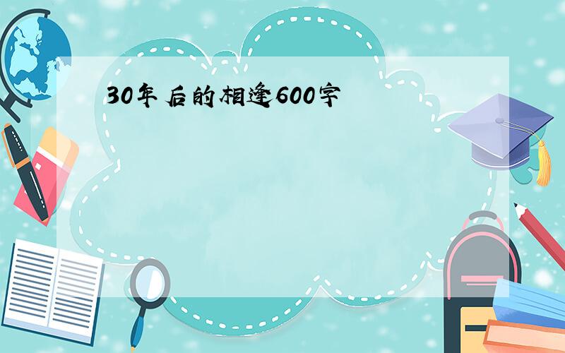 30年后的相逢600字