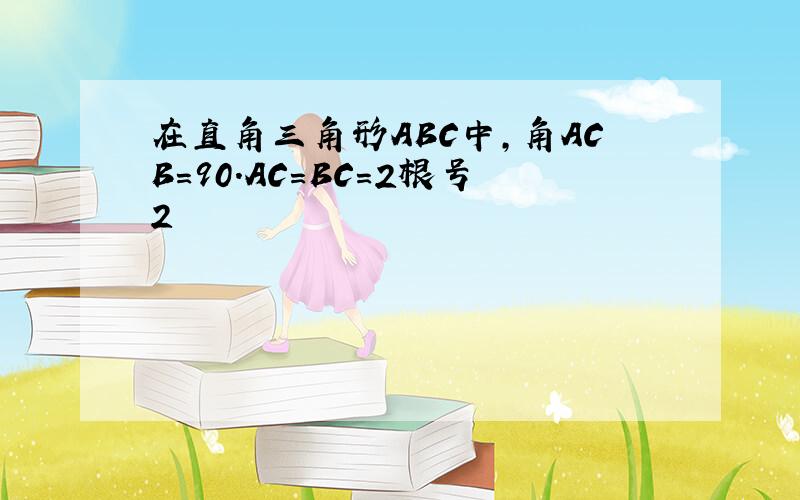 在直角三角形ABC中,角ACB=90.AC=BC=2根号2