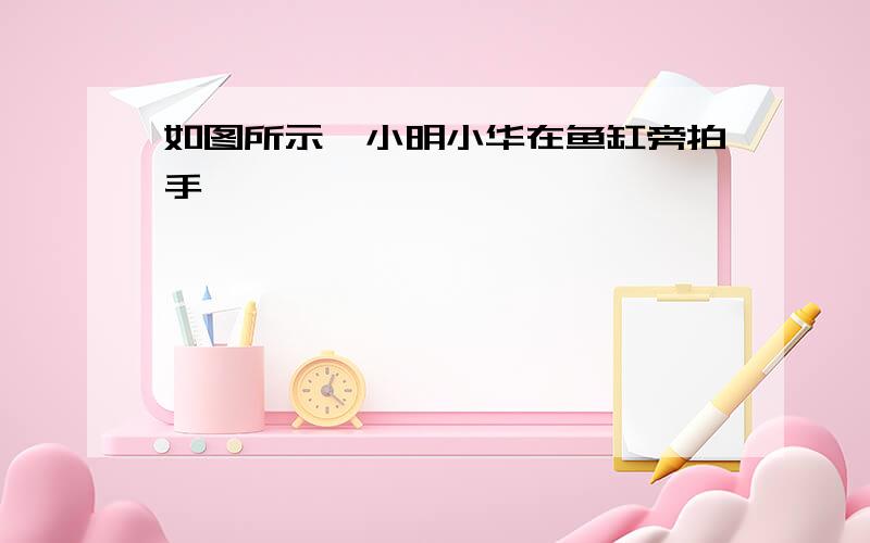 如图所示,小明小华在鱼缸旁拍手