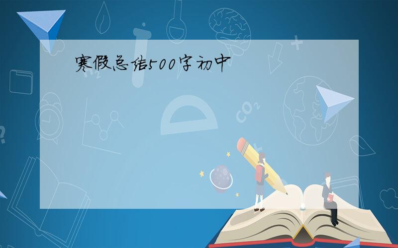 寒假总结500字初中