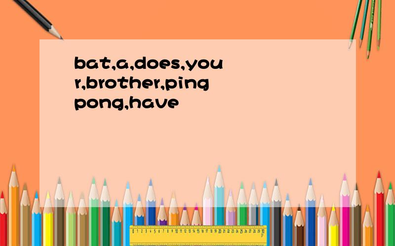 bat,a,does,your,brother,pingpong,have