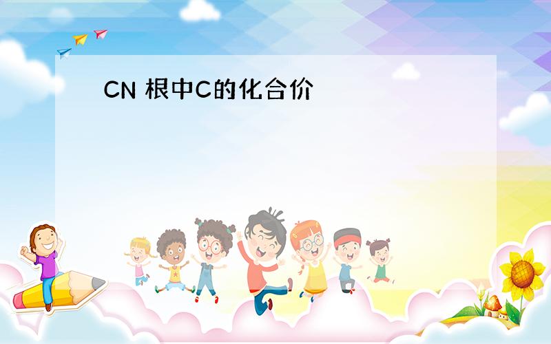 CN 根中C的化合价