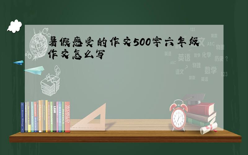 暑假感受的作文500字六年级作文怎么写