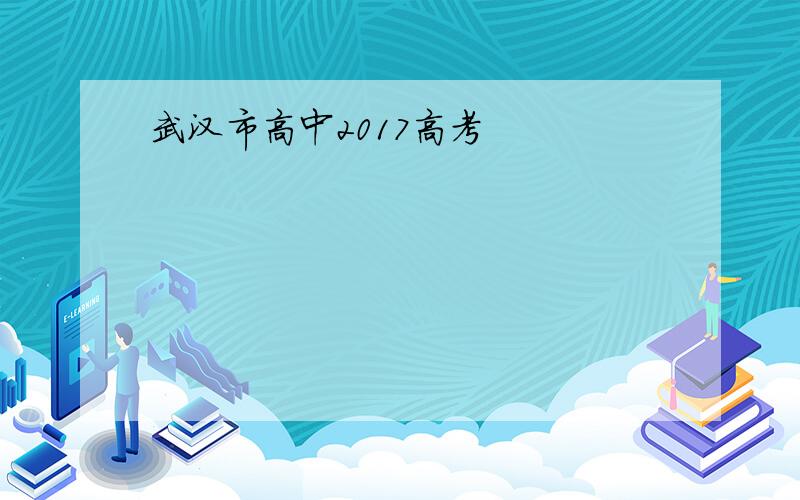 武汉市高中2017高考