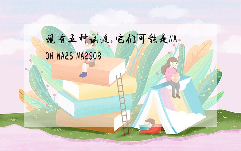 现有五种试液,它们可能是NAOH NA2S NA2SO3