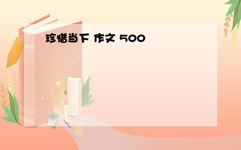 珍惜当下 作文 500