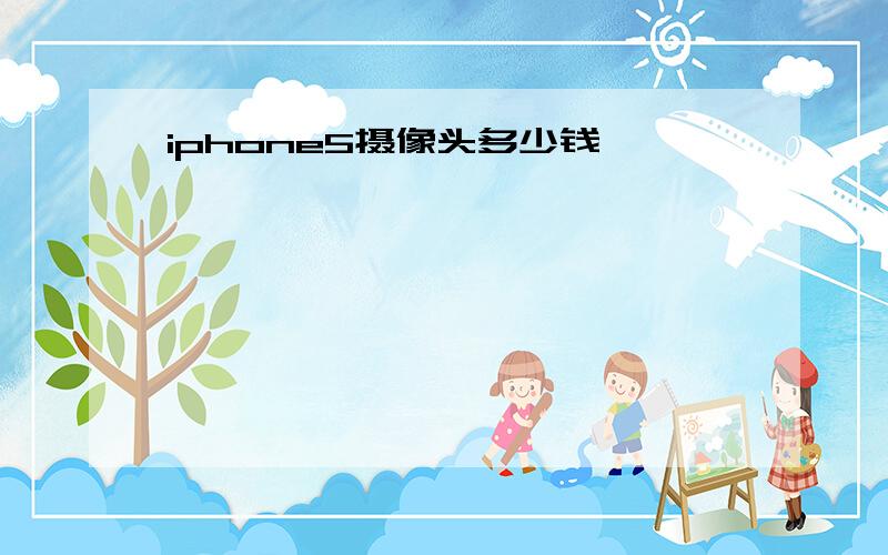 iphone5摄像头多少钱