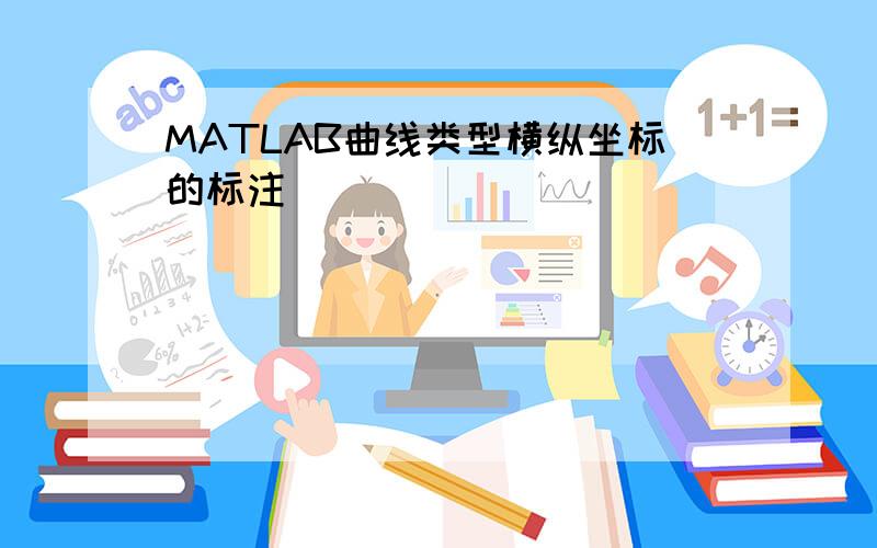 MATLAB曲线类型横纵坐标的标注