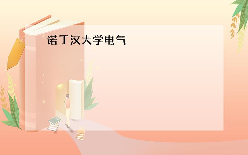 诺丁汉大学电气