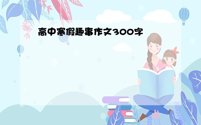 高中寒假趣事作文300字