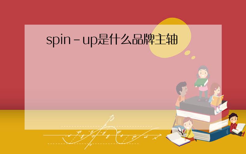 spin-up是什么品牌主轴