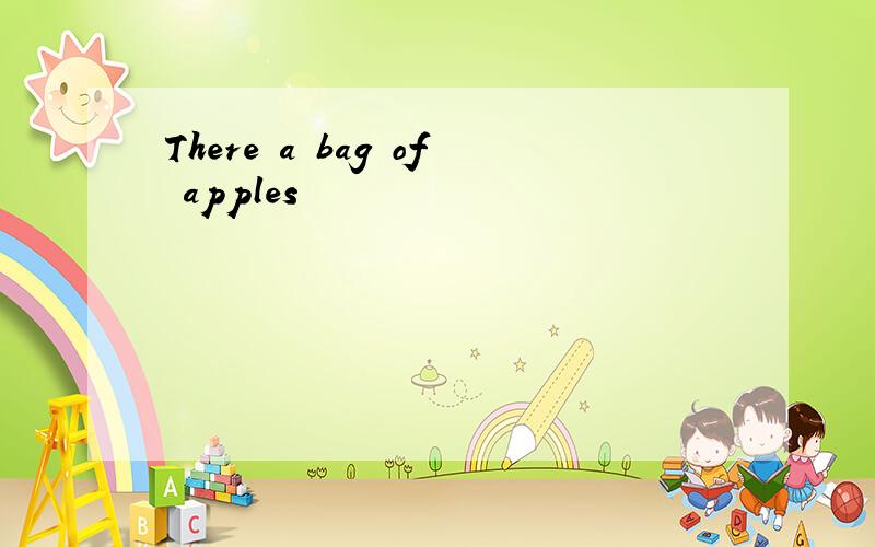 There a bag of apples