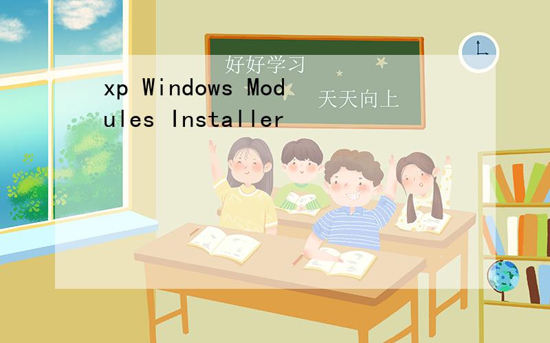 xp Windows Modules Installer