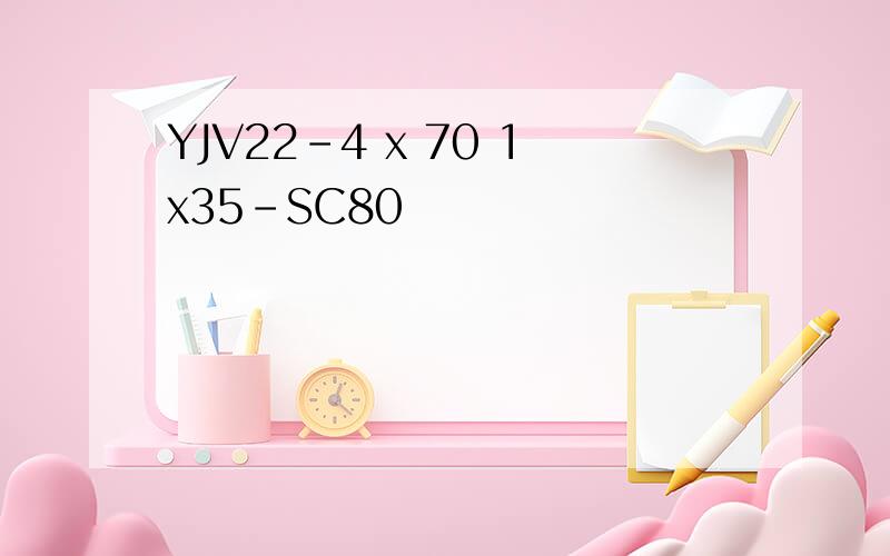 YJV22-4 x 70 1x35-SC80