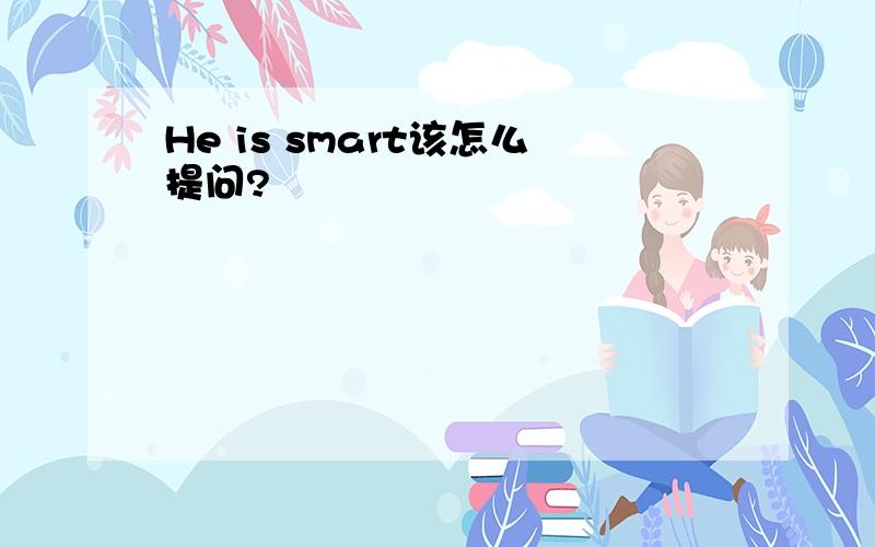 He is smart该怎么提问?