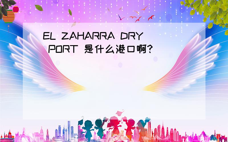 EL ZAHARRA DRY PORT 是什么港口啊?