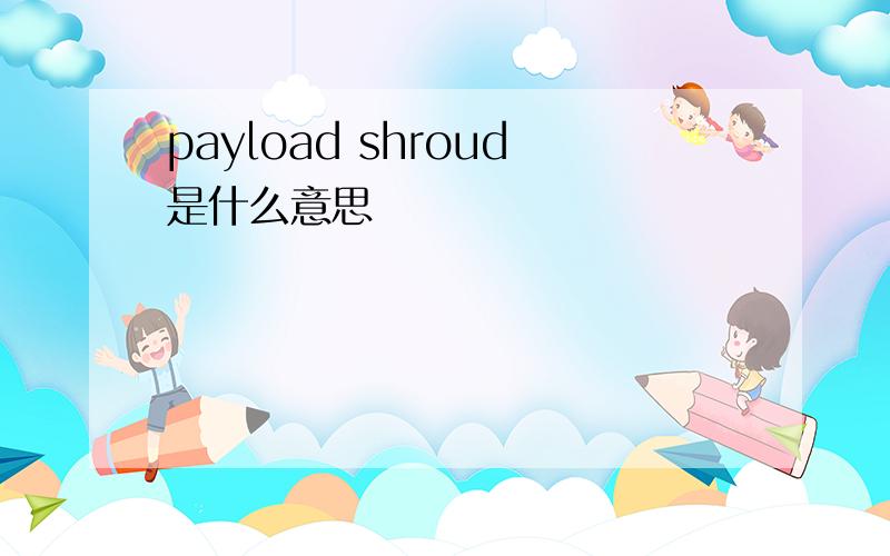 payload shroud是什么意思