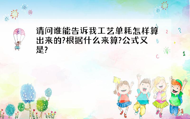 请问谁能告诉我工艺单耗怎样算出来的?根据什么来算?公式又是?