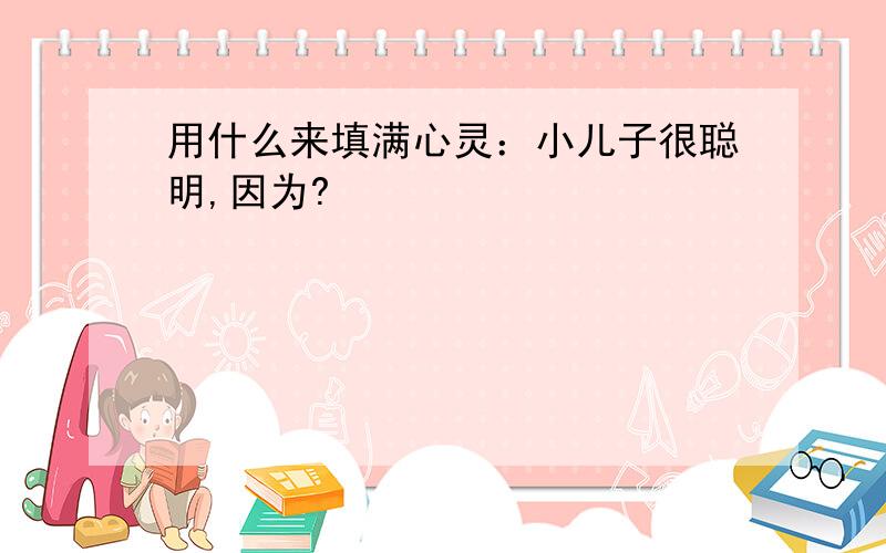 用什么来填满心灵：小儿子很聪明,因为?