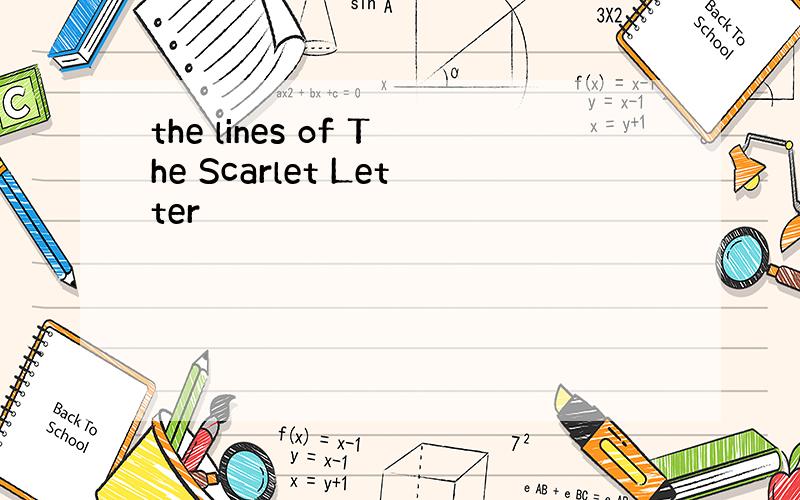 the lines of The Scarlet Letter