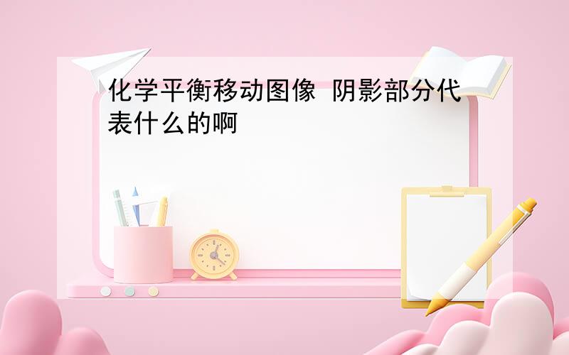 化学平衡移动图像 阴影部分代表什么的啊