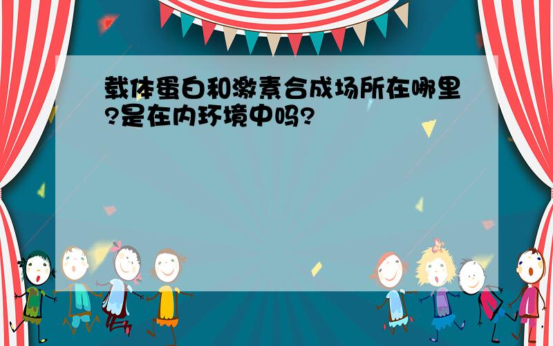 载体蛋白和激素合成场所在哪里?是在内环境中吗?