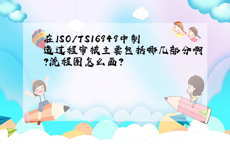 在ISO/TS16949中制造过程审核主要包括哪几部分啊?流程图怎么画?