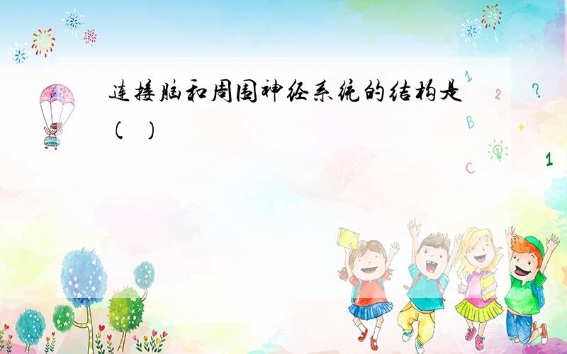 连接脑和周围神经系统的结构是( )