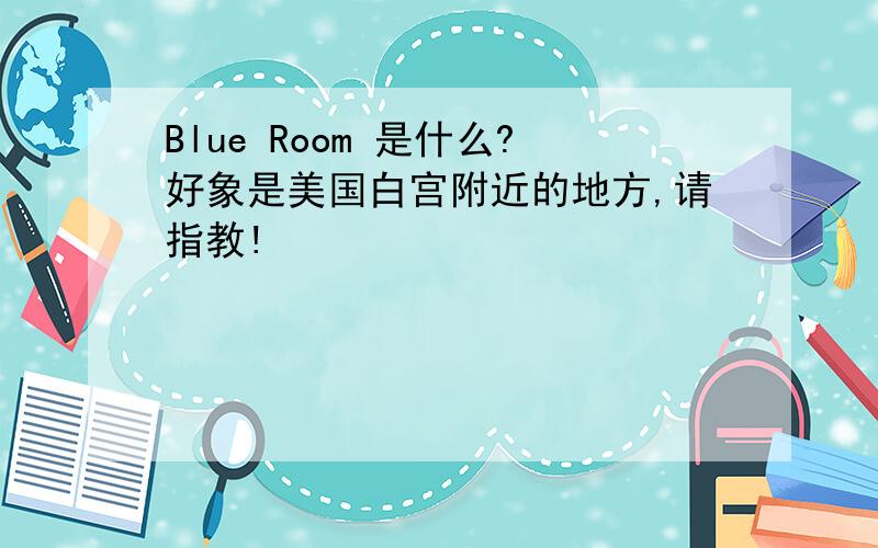 Blue Room 是什么?好象是美国白宫附近的地方,请指教!