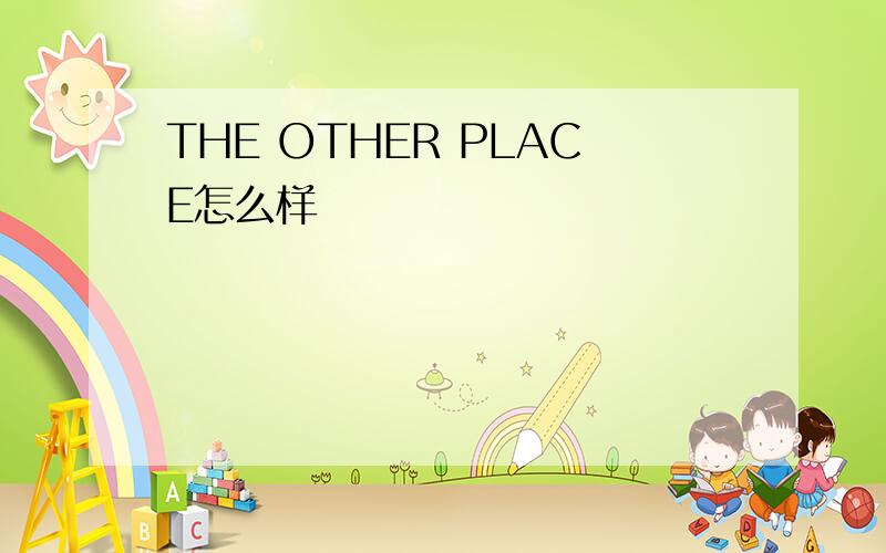 THE OTHER PLACE怎么样