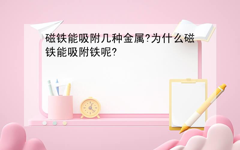 磁铁能吸附几种金属?为什么磁铁能吸附铁呢?