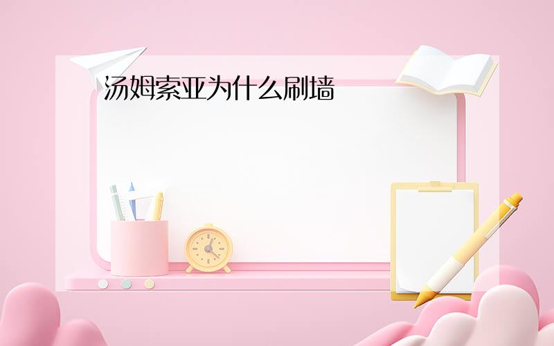 汤姆索亚为什么刷墙