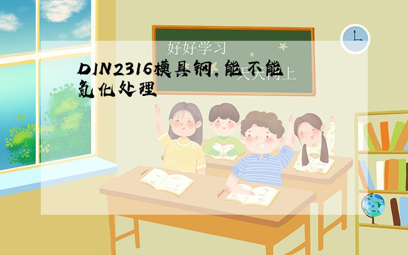 DIN2316模具钢,能不能氮化处理