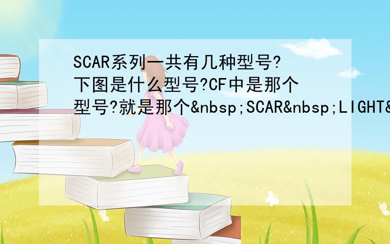 SCAR系列一共有几种型号?下图是什么型号?CF中是那个型号?就是那个 SCAR LIGHT&nbs