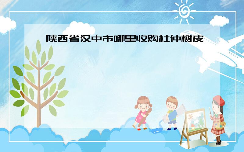 陕西省汉中市哪里收购杜仲树皮