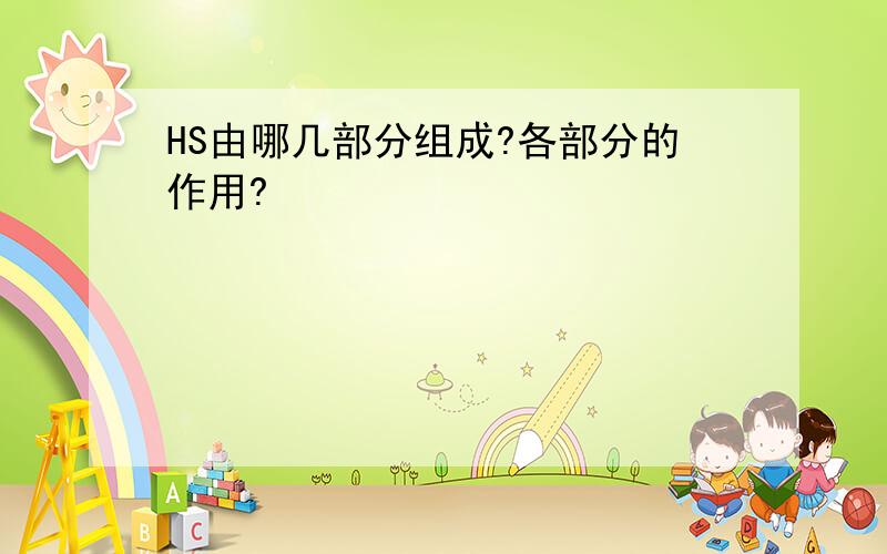 HS由哪几部分组成?各部分的作用?