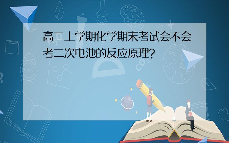 高二上学期化学期末考试会不会考二次电池的反应原理?