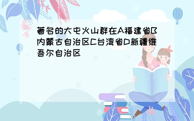 著名的大屯火山群在A福建省B内蒙古自治区C台湾省D新疆维吾尔自治区