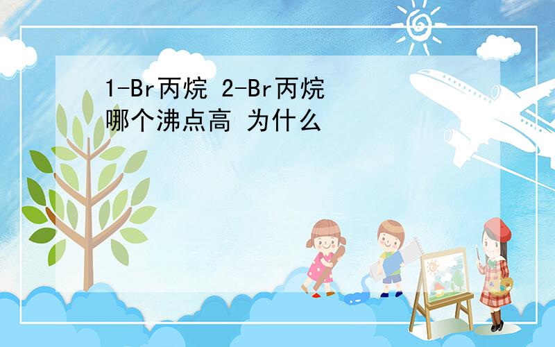 1-Br丙烷 2-Br丙烷 哪个沸点高 为什么