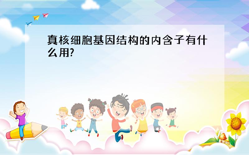 真核细胞基因结构的内含子有什么用?