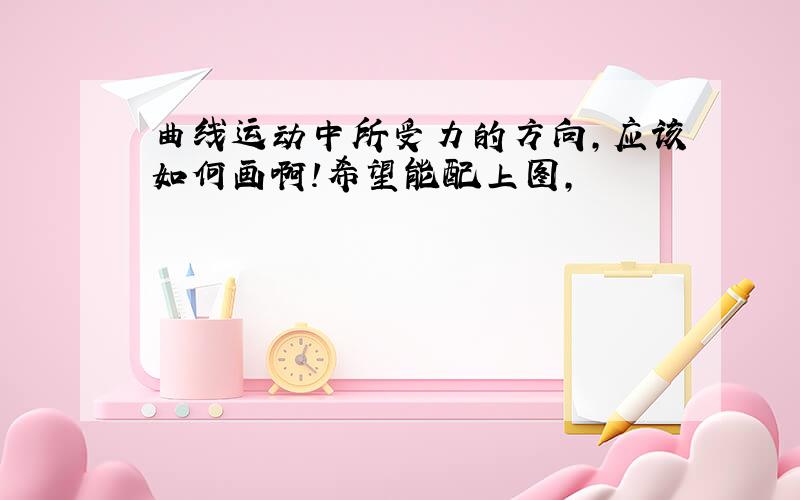 曲线运动中所受力的方向,应该如何画啊!希望能配上图,