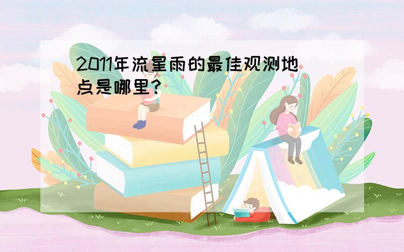 2011年流星雨的最佳观测地点是哪里?