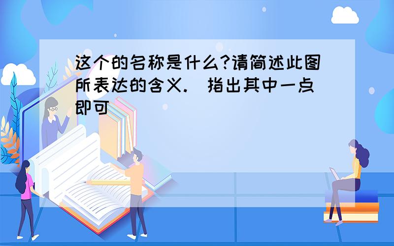 这个的名称是什么?请简述此图所表达的含义.（指出其中一点即可）