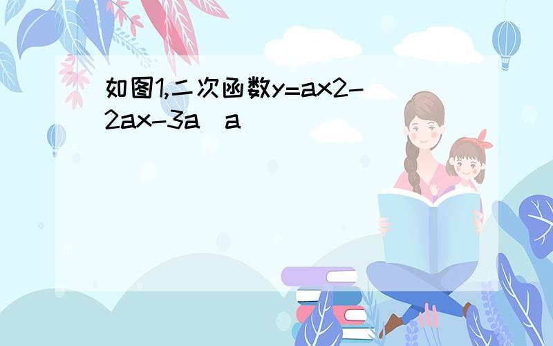 如图1,二次函数y=ax2-2ax-3a(a